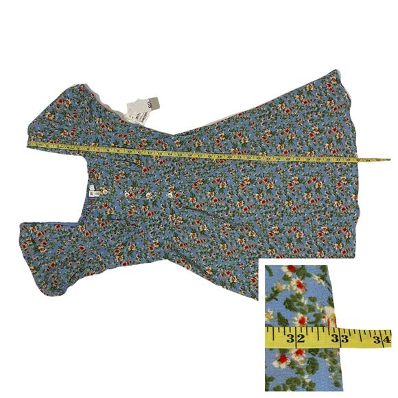 NWT BP Blue Glow Floral Fields A Line Dress - XS - Picture 4 of 13
